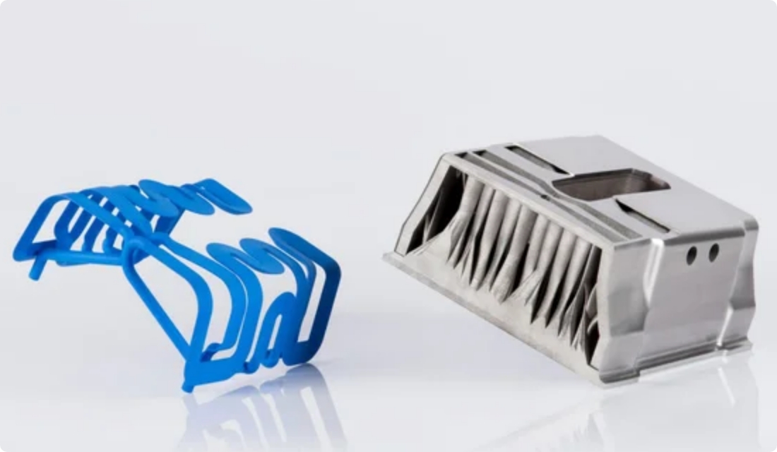 Betatype‘s unique design & process optimization enables additive manufacturing of 384 qualified heatsinks in one batch on an EOSINT M 280